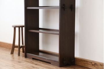 アンティーク家具　アンティーク　古い木のシックな本棚(飾り棚)