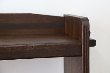 アンティーク家具　アンティーク　古い木のシックな本棚(飾り棚)