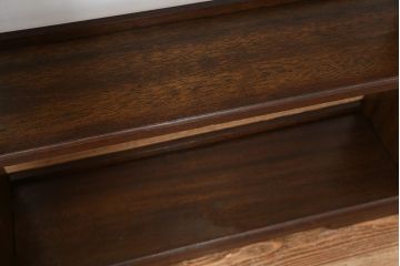 アンティーク家具　アンティーク　古い木のシックな本棚(飾り棚)