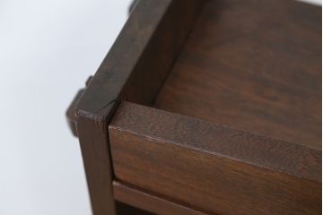 アンティーク家具　アンティーク　古い木のシックな本棚(飾り棚)