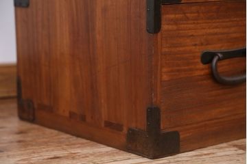 アンティーク雑貨　☆アンティーク　極上!美品!　古いお家の二段重ね時代箪笥