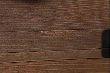 アンティーク家具　☆古民具・骨董　美しい銅総桐材二段重ね時代箪笥?(桐箪笥、桐たんす)