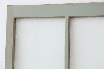 アンティーク　ペンキの剥げたダイヤガラス引き戸　1枚(ガラス戸)