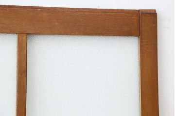 アンティーク　ペンキの剥げたダイヤガラス引き戸　1枚(ガラス戸)