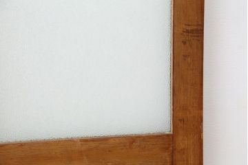 アンティーク　ペンキの剥げたダイヤガラス引き戸　1枚(ガラス戸)