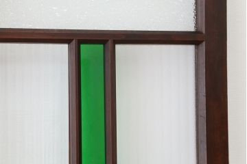 アンティーク　古い洋館の色ガラスドア(扉)1枚?