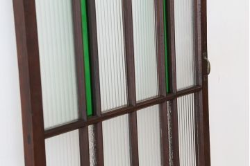 アンティーク　古い洋館の色ガラスドア(扉)1枚?