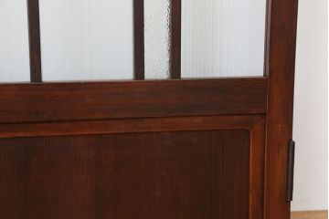 アンティーク　古い洋館の色ガラスドア(扉)1枚?