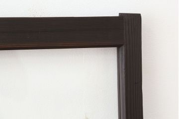 アンティーク　古いお家のシックなガラス戸　2枚セット(窓)