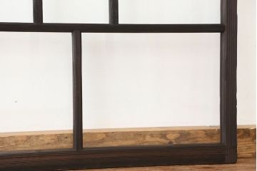 アンティーク　古いお家のシックなガラス戸　2枚セット(窓)