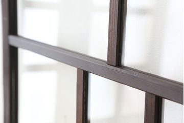 アンティーク　古いお家のシックなガラス戸　2枚セット(窓)