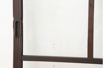 アンティーク　古いお家のシックなガラス戸　2枚セット(窓)