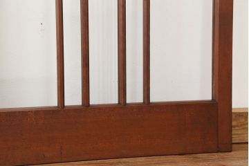 アンティーク　レトロなデザインのガラス戸　2枚セット(引き戸、建具)