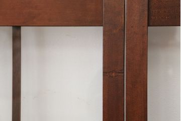 アンティーク　レトロなデザインのガラス戸　2枚セット(引き戸、建具)