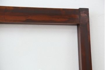 アンティーク　古いお家のシンプルな引き戸　4枚セット(ガラス戸、建具)