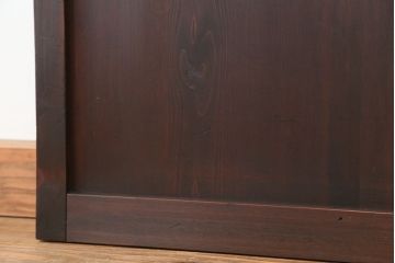 アンティーク　古いお家のシンプルな引き戸　4枚セット(ガラス戸、建具)