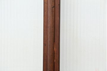 アンティーク　上質な作りのモールガラス引き戸　4枚セット(建具、ガラス戸)