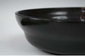 アンティーク雑貨　大正期!蒔絵の素晴らしい盆付菓子鉢(木製漆器)