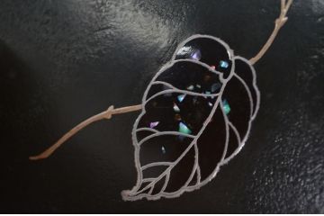 アンティーク雑貨　大正期!蒔絵の素晴らしい盆付菓子鉢(木製漆器)