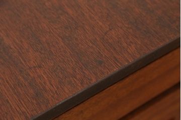 アンティーク家具　アンティーク　古い木のシンプルな脚付きサイドテーブル?(サイドチェスト、袖引き出し)