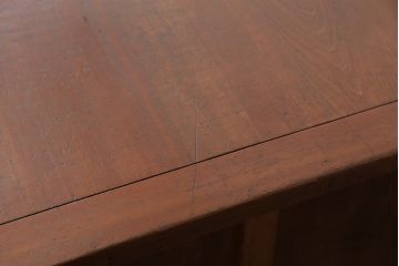 アンティーク家具　アンティーク　特大!古い洋裁店の大きなバタフライテーブル付き大きな作業台(カウンターテーブル)