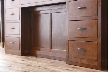 アンティーク家具　アンティーク　特大!古い洋裁店の大きなバタフライテーブル付き大きな作業台(カウンターテーブル)