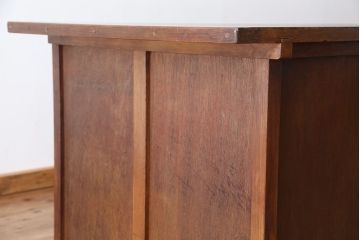 アンティーク家具　アンティーク　特大!古い洋裁店の大きなバタフライテーブル付き大きな作業台(カウンターテーブル)