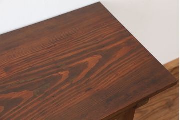 アンティーク家具　アンティーク　古い木の小振りなテーブル(作業台、机)