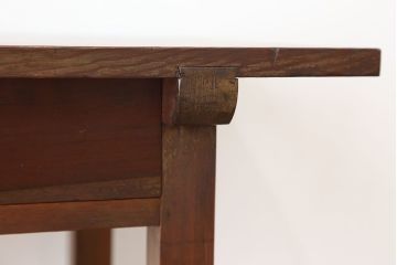 アンティーク家具　アンティーク　古い木の小振りなテーブル(作業台、机)