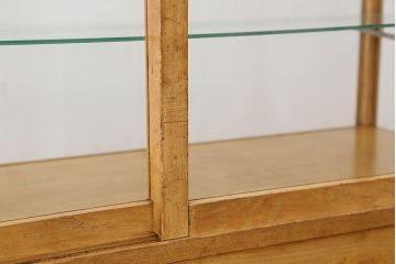 レトロ家具　アンティーク　古い駄菓子屋のレトロなガラスケース(ショーケース)