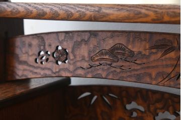 レトロ家具　アンティーク　レトロなデザインの小振りな鏡台