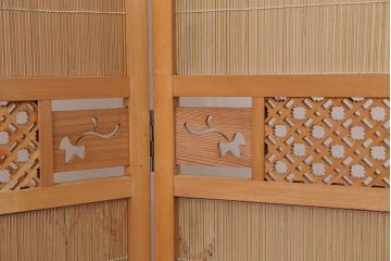 アンティーク　上品な和風衝立(パーテーション)