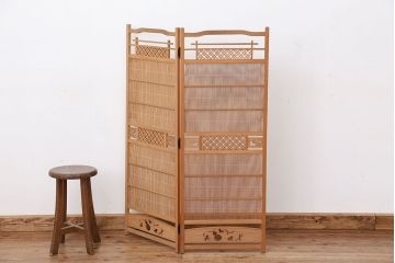 アンティーク　上品な和風衝立(パーテーション)