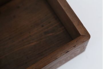 アンティーク雑貨　古民具・骨董　古い煙草盆　2個セット(銅火入、陶器火入)