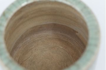 アンティーク雑貨　古民具・骨董　古い煙草盆　2個セット(銅火入、陶器火入)