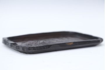 アンティーク雑貨　古民具・骨董　古い木製彫刻お盆　5枚(菓子器)