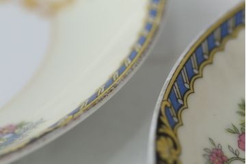 アンティーク雑貨　アンティーク　オールドノリタケ・カップ、ソーサー、小皿など21点(日陶)
