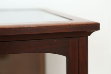 レトロ家具　昭和レトロ 素敵な雰囲気!古い木の小さなガラスケース(ショーケース)
