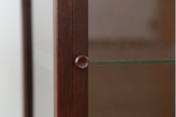 レトロ家具　昭和レトロ 素敵な雰囲気!古い木の小さなガラスケース(ショーケース)