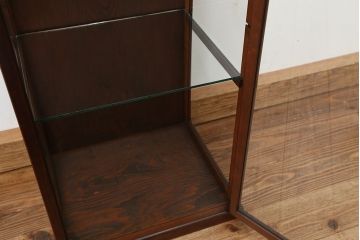 レトロ家具　昭和レトロ 素敵な雰囲気!古い木の小さなガラスケース(ショーケース)