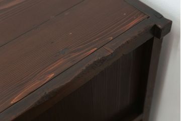アンティーク家具　古民具・骨董 アンティーク鉄脚収納棚