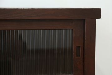 アンティーク家具　古民具・骨董 アンティーク鉄脚収納棚