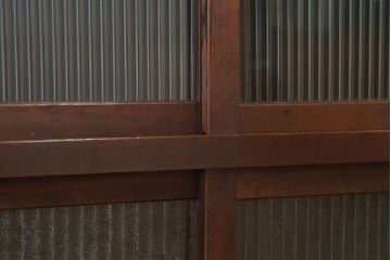 アンティーク家具　古民具・骨董 アンティーク鉄脚収納棚