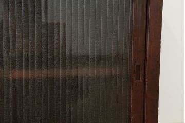 アンティーク家具　古民具・骨董 アンティーク鉄脚収納棚