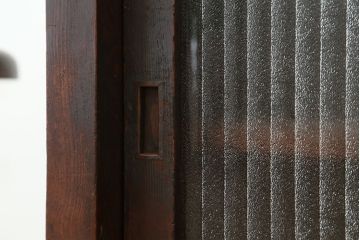 アンティーク家具　古民具・骨董 アンティーク鉄脚収納棚