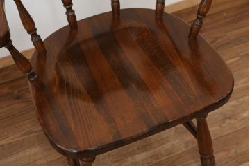 中古 飛騨産業 キツツキマーク ダイニングチェア2脚セット?