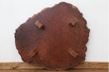 アンティーク家具　高級品!カリンブドウ杢 　花梨　座卓(机・テーブル)