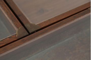 アンティーク雑貨　アンティーク　古い駄菓子屋の小さなガラスケース　3個セット(菓子箱)