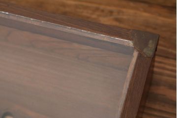 アンティーク雑貨　アンティーク　古い駄菓子屋の小さなガラスケース　3個セット(菓子箱)