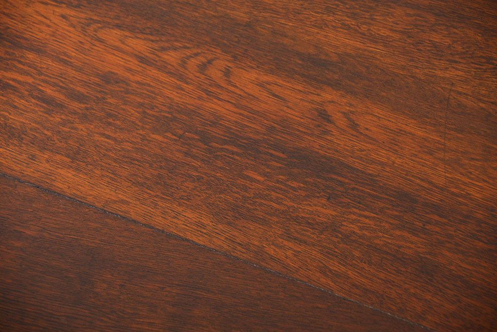 アンティーク家具　アンティーク　古いナラ材の組み立て式両袖机